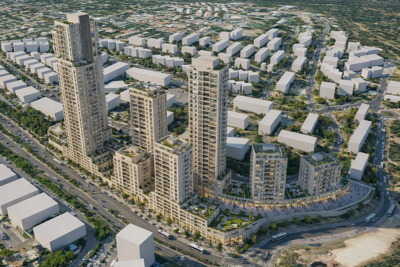 תכנית מתאר – התחדשות עירונית במגדל העמק