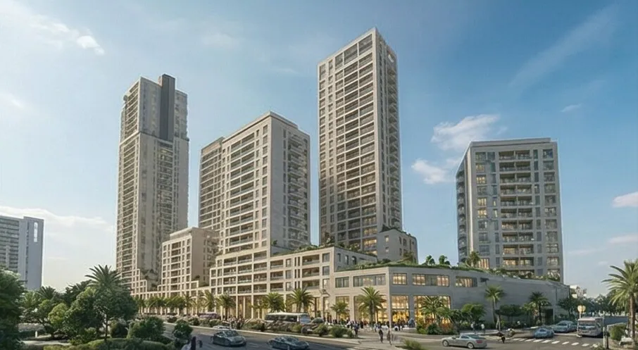 התחדשות עירונית במגדל העמק – הדמיית פרויקט נופי העמק